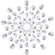 thumbnail image 1 of 70 piezas de diamantes de imitación para coser, 7 estilos de piedras preciosas planas, 7 estilos de botones facetados, piedras preciosas transparentes para coser, 1 of 8