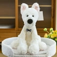 thumbnail image 6 of 23Cm Creative Dress-Up Dog Plush Toy Child-Safe Soft Fabric Intricate Embroidery For Imaginative Play Travel Companion Emotional Support One Size White, 6 of 7