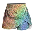 thumbnail image 5 of FASHOFT Tennis Skirt For Women Shiny Sequin Double Layer Skort Elastic Waist For Carnival Events And Daily Sports Activities Womens Athletic Skirts Multicolour, 5 of 6