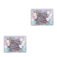 thumbnail image 2 of Matsuzay Alfileres de confección DIY agujas de coser decoración de costura herramientas de costura reutilizables Color luz al azar flor 100 Flor de luz 100PCS 2Conjunto, 2 of 6