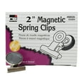 thumbnail image 2 of Charles Leonard Magnetic Spring Clips, 2 Inch, 36 Count, 2 of 2