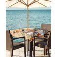 thumbnail image 3 of Outdoor Tablecloth with Umbrella Hole Zipper,Hedgehog Fall Thanksgiving Pumpkin Waterproof Zippered Table Cloth for Rectangle Tables,Farm Maple Tree Patio Table Covers for Indoor Pinic Party, 3 of 6