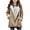 Khaki, variant on Winter Coats for Girl Warm Fleece Jackets Button Down Sherpa Hooded Parka Peacoat Purple 8 Years