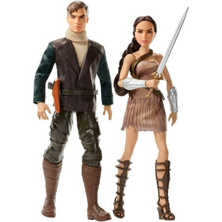DC Comics Wonder Woman and Steve Trevor Doll 2-Pack