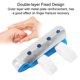 thumbnail image 3 of Férulas para Dedos Protección para Dedos Ortesis de Dedo Ajustable con Soporte de Aluminio, Soporte para Dedos Rotos, Dolor de Artritis, Lesiones Deportivas(L) Saludable Fugacal NO, 3 of 7