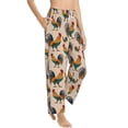 thumbnail image 6 of Salouo Rooster Print Women's Pajama Pants Casual Loose Sweatpants PJs Flowy Pants Drawstring Palazzo for Women Wide Leg Pants Lounge Pajama -XX-Large, 6 of 8
