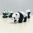 thumbnail image 4 of Kit de 4 mini pandas en miniatura para decoración del hogar, jardín o exteriores., 4 of 7