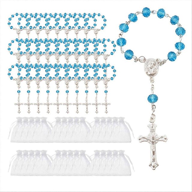 30 Pack Baptism Rosary Beads\n30 Sets Baptism Rosary Beads\n30 Pieces Baptism
