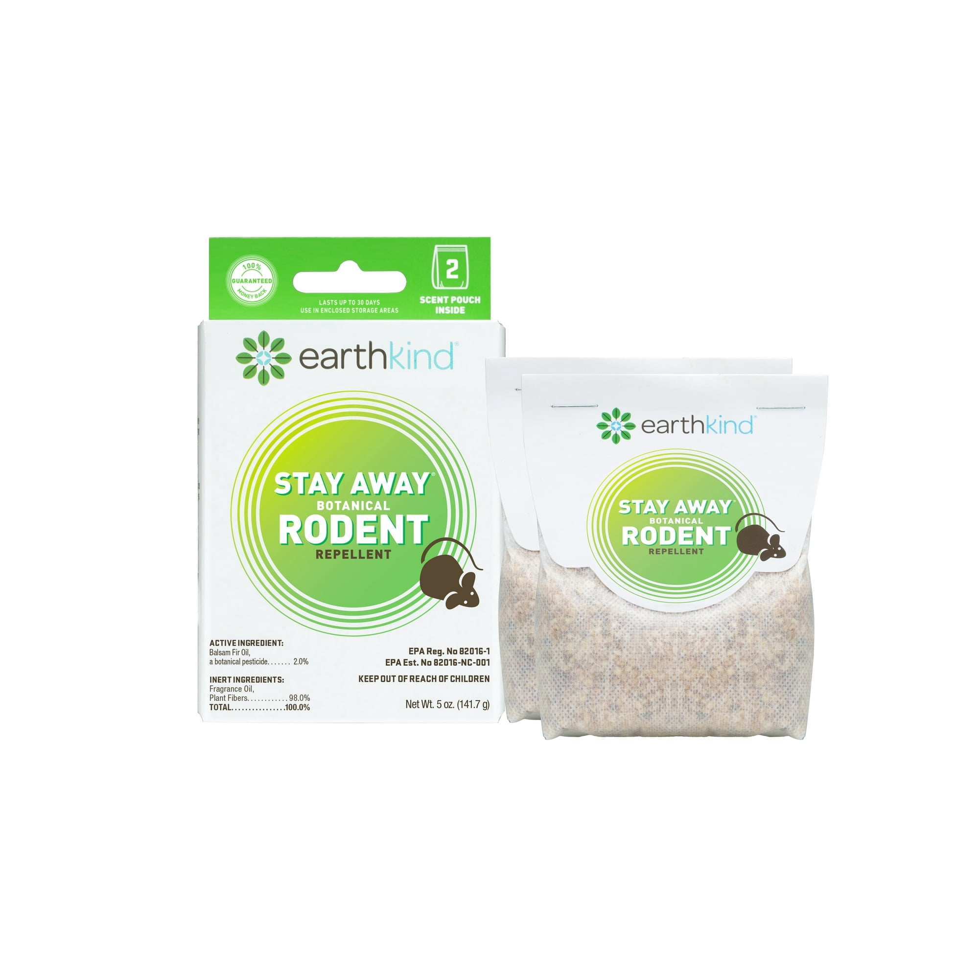 Earthkind Stay Away Rodent Natural Repellent, Pest and Mice Repellent, 5 oz., 2-Pack