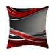 thumbnail image 1 of Bewildely Fundas de almohada negras y rojas, fundas de almohada elegantes y duraderas para el hogar, transpirables, suaves y fáciles de cuidar Decoración del hogar W0081-11, 1 of 6