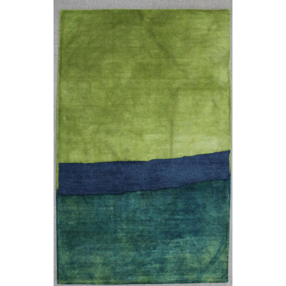 Liora Manne Piazza Zen Indoor Rug Blue 42"X66"