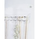 thumbnail image 4 of Ficarrico Colgador de pared para joyería, collar, joyería, aretes, pulseras, gabinete de almacenamiento de acrílico transparente con 12 ganchos de diamantes para dormitorio,, 4 of 7