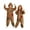 Khaki-a, variant on Halloween Boy's Onesie, Hooded Zipper Jumpsuit, Matching Family Elastic Loungewear for Halloween