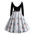 Best Sale! WENAT Halloween Dresses for Women Square Neck Gothic Prom