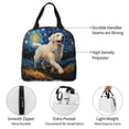 thumbnail image 3 of Pofeuu Vintage Starry Sky Labrador Print Lunch Bag Lunch Box Large Capacity Insulated Lunch Bag for Adult, Leakproof Reusable Lunch Tote Bags for Work, 3 of 5