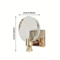 thumbnail image 4 of Lámpara de pared de cristal de estilo nórdico, LED, sencilla y creativa, ideal para sala de estar, dormitorio, baño y pasillo., 4 of 5