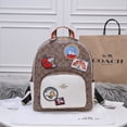 thumbnail image 1 of Coach Mochila De Mujer De Cuero Escolar Nueva Doble Cremallera 4115 5671 Cb, 1 of 4
