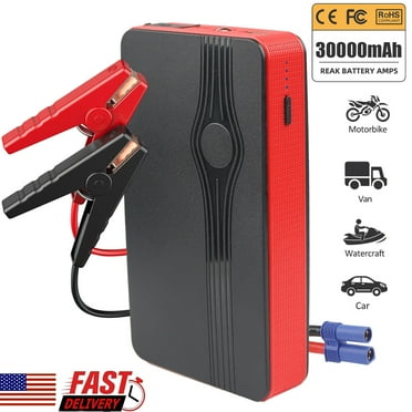 30000mAh Car-Jump-Starter Booster Jumper Box Power Bank Battery Charger Portable