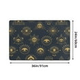 thumbnail image 3 of DouZhe Gold Evil Talisman Eyes Rugs Doormat, Non-Slip Machine Washable Carpets Floor Door Mat , 36" x 24", 3 of 7