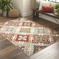 thumbnail image 6 of Momeni Ellsworth Geometric Contemporary Area Rugs, Red/White,1'8" X 3'7", 6 of 6