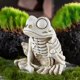 thumbnail image 5 of Estatua de esqueleto de vaca para Halloween, vaca, caballo, gato, rana, animales de esqueleto realistas, decoraciones de Halloween para el patio, esqueleto espeluznante, esqueleto de animal de vaca pa, 5 of 7