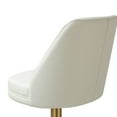 thumbnail image 3 of TOV Furniture Maven Cream and Gold Adjustable Swivel Stool, 3 of 7