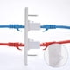 thumbnail image 4 of Paquete de 6 Placas de Pared Ethernet de 2 Puertos, Cat6 Hembra A Hembra Conector de Pared RJ45 Acoplador en Línea Salida de Pared,, 4 of 5