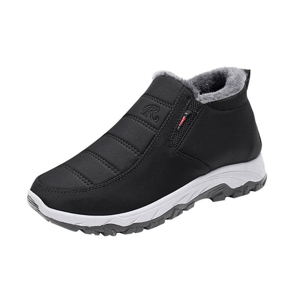 KELINFONG Womens Snow Boots Warm Furry lined Winter Boots Anti Slip Ankle Boots Comfortable Cold Weather Boot