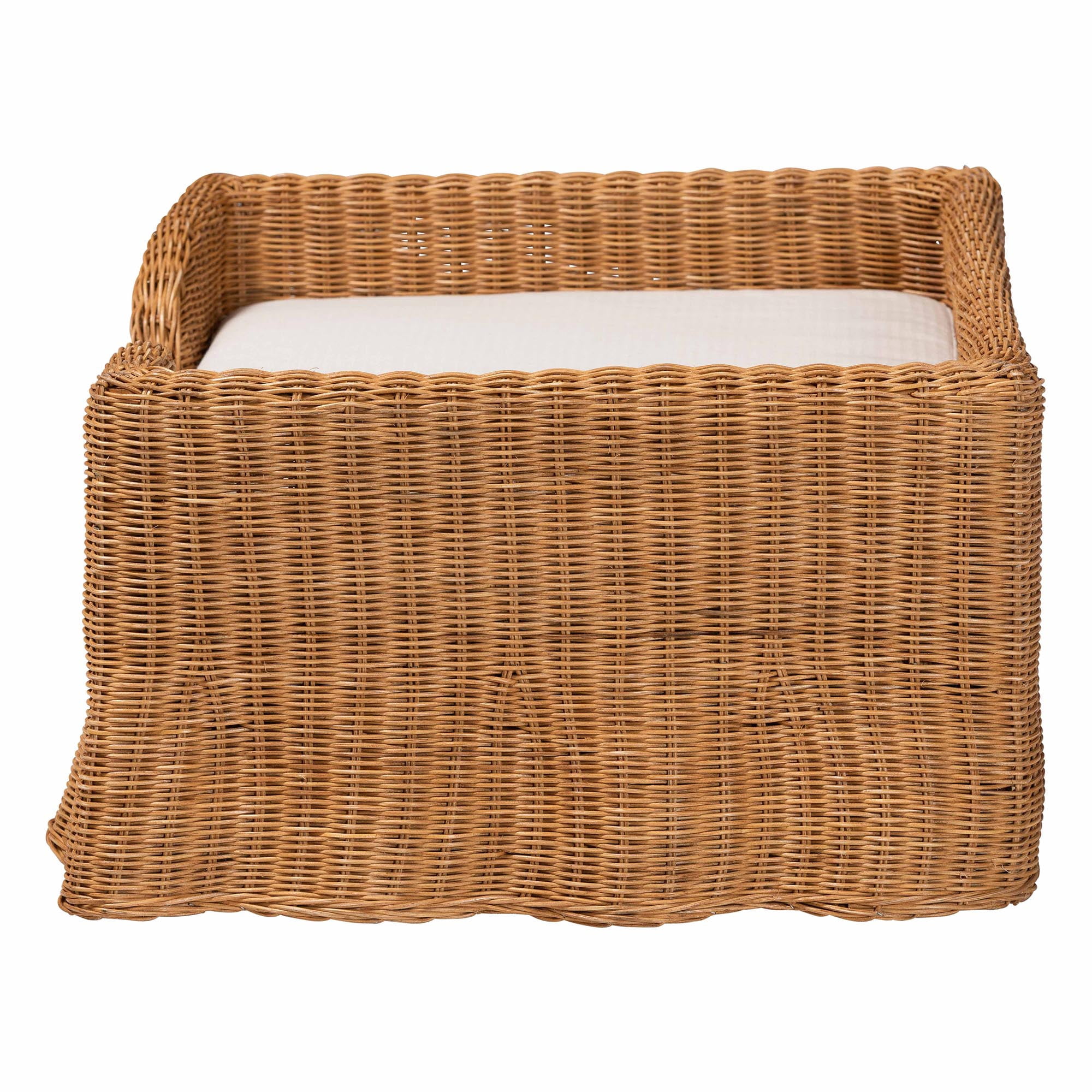 bali & pari Belita Boho Pet Bed, 30.2" W, Light Honey