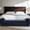 Navy, variant on MDQMD 90" Extra Large Couch Bench End of Bed with Arms,Gray Chenille Bedroom Benches for Foot of Bed with 2 Pillows,Extra Long Indoor Upholstered Bench for Window,Entryway, Living Room