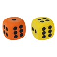 thumbnail image 1 of YWIYIUD 2PCS 3.15inch Soft and Practical CubeShaped Dice Educational Toys Reusable Giant Dice with Number Dots for Math Learning Party Classroom and School Supplies, 1 of 7