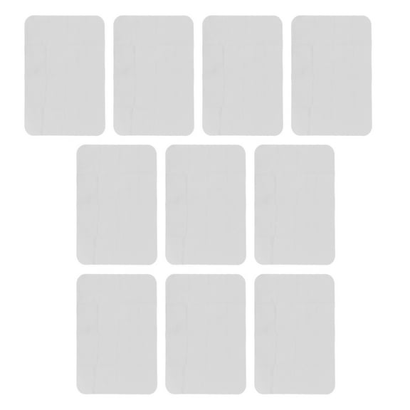 Hemobllo 10pcs Ironing Protection Cloth White Polyester Anti-Scalding For Travel Use