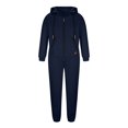 thumbnail image 5 of BUIgtTklOP Men's Pants ,Overalls Hooded Zip Drawstring Pocket Hoodie Solid Color Long Sleeve Trousers Jumpsuit, 5 of 5