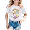 thumbnail image 1 of T-Shirt Graphique à Manches Courtes pour Enfants Garçons Filles Confortable Décontracté Col Rond Tee Tout-Petit Enfants Haut d'Été, 1 of 4