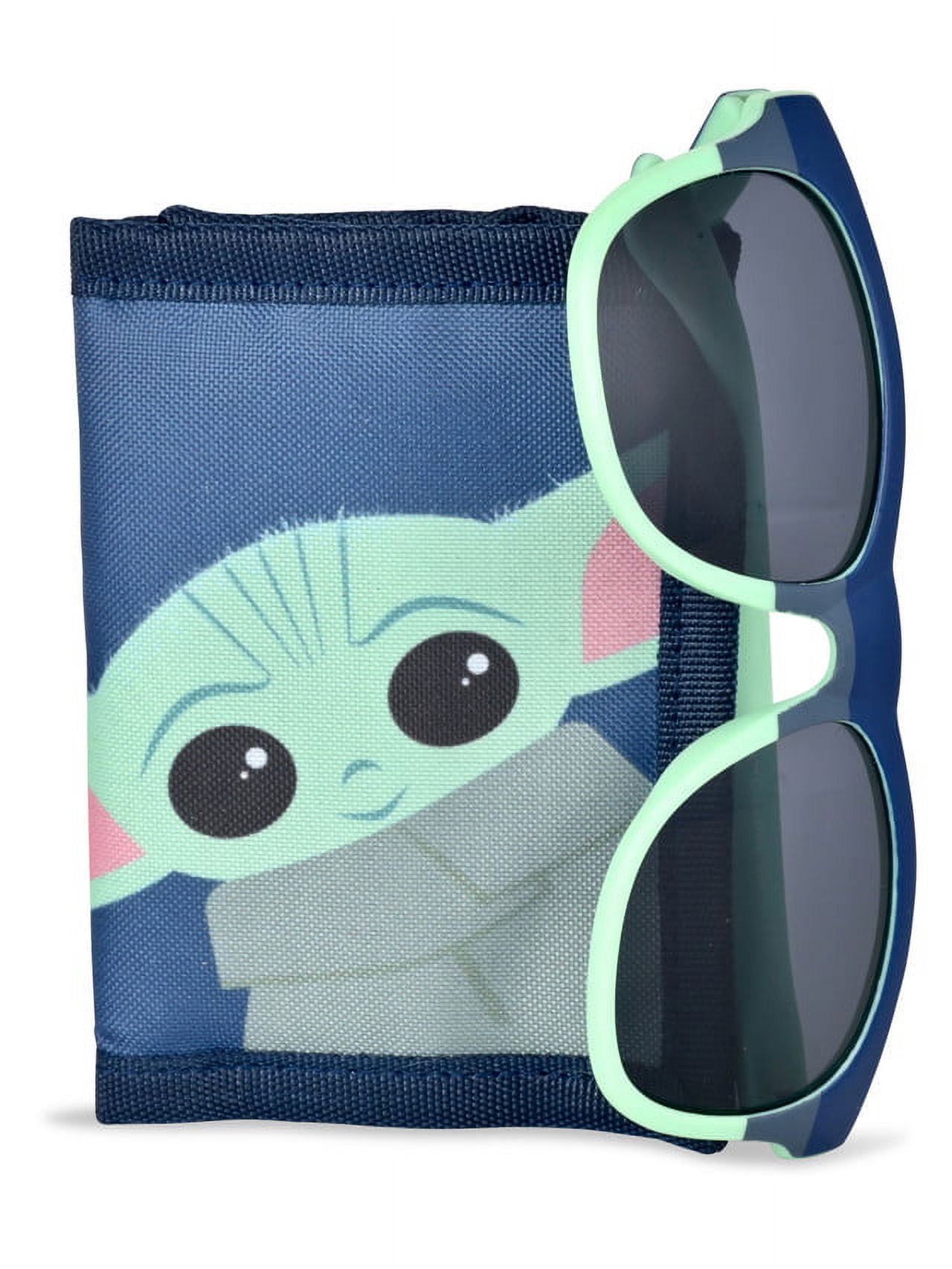 The Mandalorian Boy's Sunglasses and Tri-Fold Wallet Set