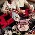 thumbnail image 4 of Throw Blanket,Flannel Anime Dandadan Pattern Plush Shawl Blanket, Soft Comfort Home Sofa Decor Flannel for All Seasons, 4 of 6