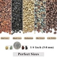 thumbnail image 2 of 5 lbs Succulent Cactus Soil Potting Mix,1/4 inch Pumice Pebbles Mix Horticultural Lava Rock for Indoor Plants, Bonsai, Orchid, 2 of 3