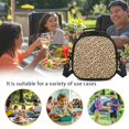 thumbnail image 6 of Uourmeti Wild Spot Insulated Insulated Lunch Tote, Polyester Fabric Fine Craftsmanship Removable Strap Kids Lunch Bag for Hiking Picnic, 6 of 6