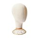 thumbnail image 4 of Pelucas resistentes Display Head Hairpiece Maniquí Base resistente Estable 21 pulgadas Maniquí de cabello multipropósito para auriculares Tienda Dorado, 4 of 8