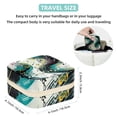 thumbnail image 5 of Note Travel Portable Square Jewelry Box Earring Necklace Bracelet Holder Display Case Organizer Box, Decorative Jewelry Stand Storage Box, 5 of 6