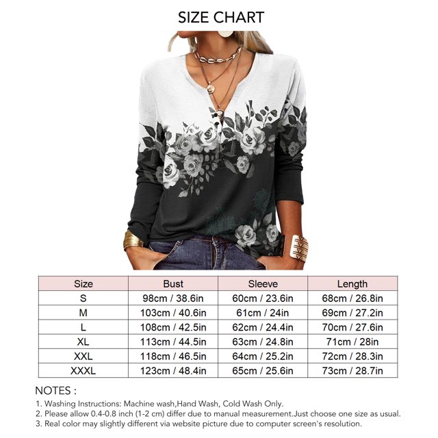 Blusa con cuello con muescas,Top casual para mujer Blusa con cuello en V estampada con muescas para mujer Rendimiento probado