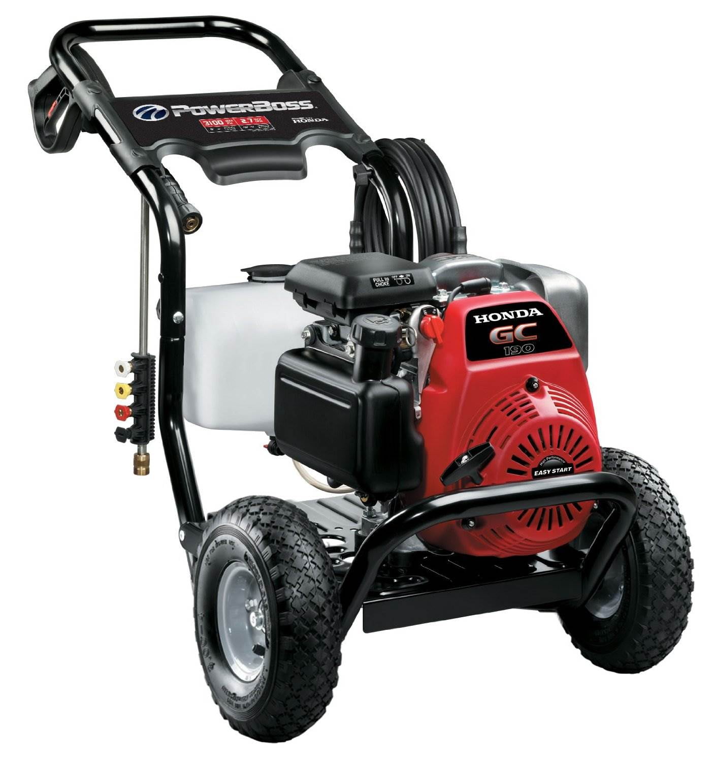 PowerBoss 20649 2.7 GPM 3100 PSI Gas Pressure Washer w Honda GC190 187cc Engine