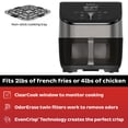 thumbnail image 2 of Instant Vortex Plus 6QT Air Fryer with Odor Erase Technology, 6-in-1 Functions that Crisps, Roasts, Broils, Dehydrates, Bakes & Reheats, 100+In-App Recipes, from the Makers of Instant Pot,1700W,Black, 2 of 5