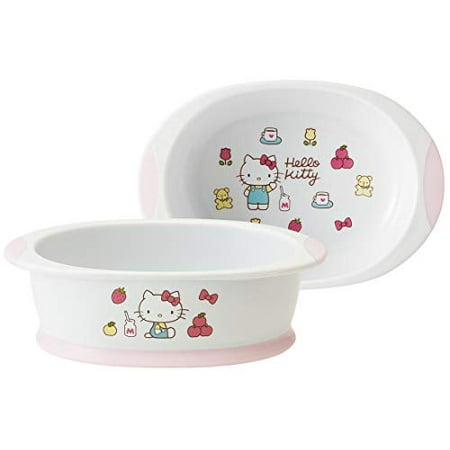 

skater bowl Easy to scoop Children s tableware baby small bowl Hello Kitty 70s Sanrio 16.4×11.3×H5cm WP4