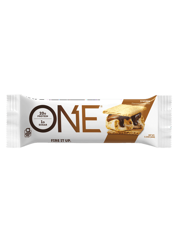 One Protein Bar, S'mores, 20g Protein, 1 Bar