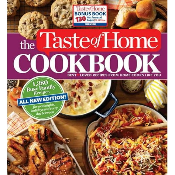Pre-Owned Taste of Home Cookbook 4th Edition with Bonus, 9781617654046, 1617654043, Paperback, Indexed, New edition