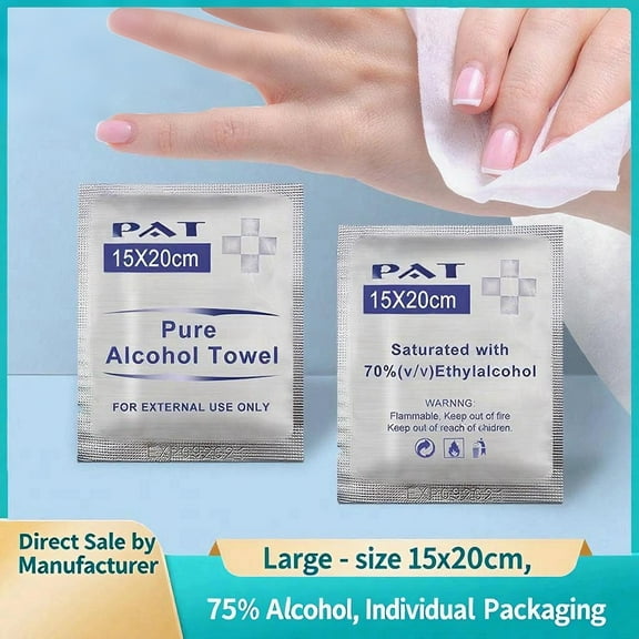 Quick Wipe-Down Solution for Screens & Hands - 20-Count Separate Alcohol Packets, Ideal for Cleaning Glasses, Keyboards & Other Electronics