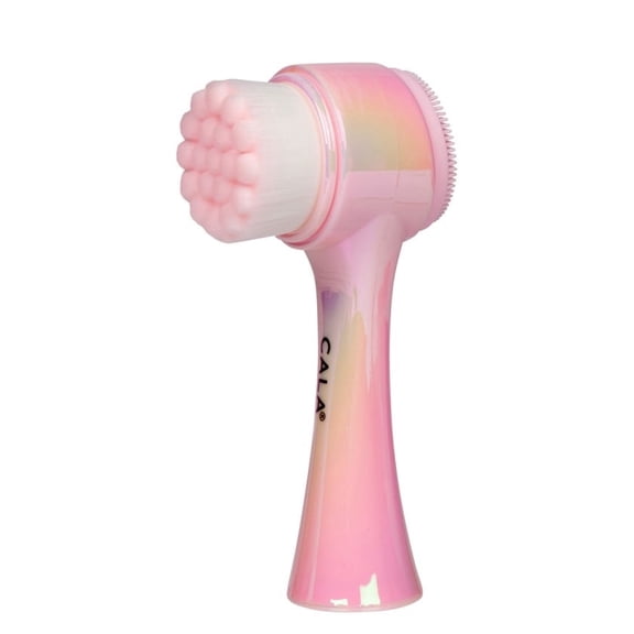 CALA Dual-Action Facial Cleaning Brush (Iridescent Pink)