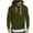 Green, variant on GigrtiJin Men's Pullover Hoodie Solid Color Drawstring Hooded Sweatshirt with Pocket Long Sleeve Casual Gym Tops