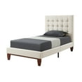 thumbnail image 2 of Bergren Beige Linen Bed - Button Tufted Full, 2 of 9